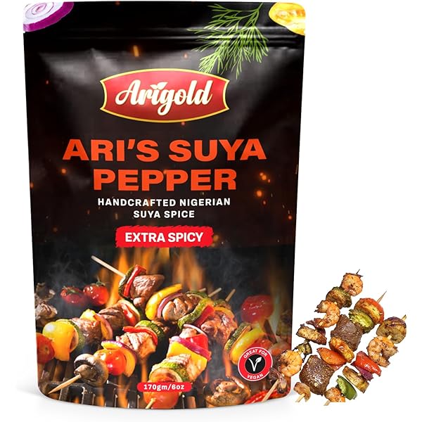 Amazon.com : JEB FOODS Suya Spice 8oz - African suya seasoning