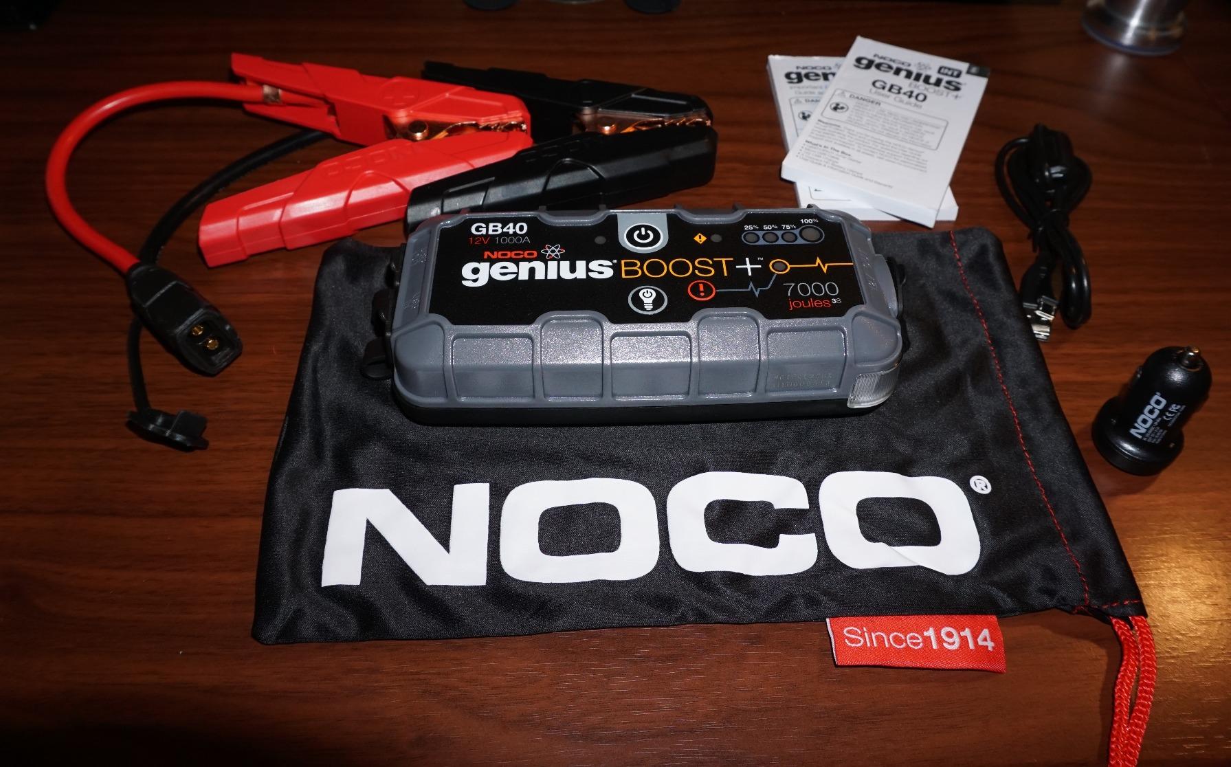 NOCO Boost GB40: 1000A UltraSafe Jump Starter – 12V Lithium Battery Booster Pack, Portable Jump Box, Power Bank & Jumper Cables - for 6.0L Gas and 3.0L Diesel Engines photo review