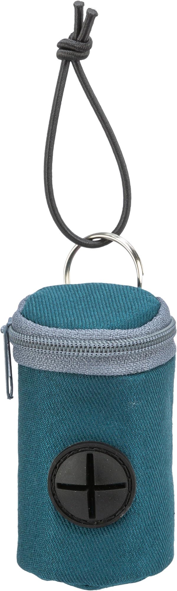 TRIXIE poop bag dispenser with elastic loop - easy attachment - for various types of leashes - nylon/polyester - various colours - random selection - incl. 2 rolls of 15 bags - 22841