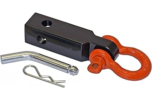RIGID HITCH INCORPORATED Enhanced Tow Strap Shackle Mount (TSM-125-D) for 1-1/4" Receivers - Made in U.S.A.