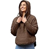 AMEBELLE Women's Oversized Hooded Puffer Jacket Quilted Jackets for Women Lightweight Winter Warm Padded Hoodies Coat
