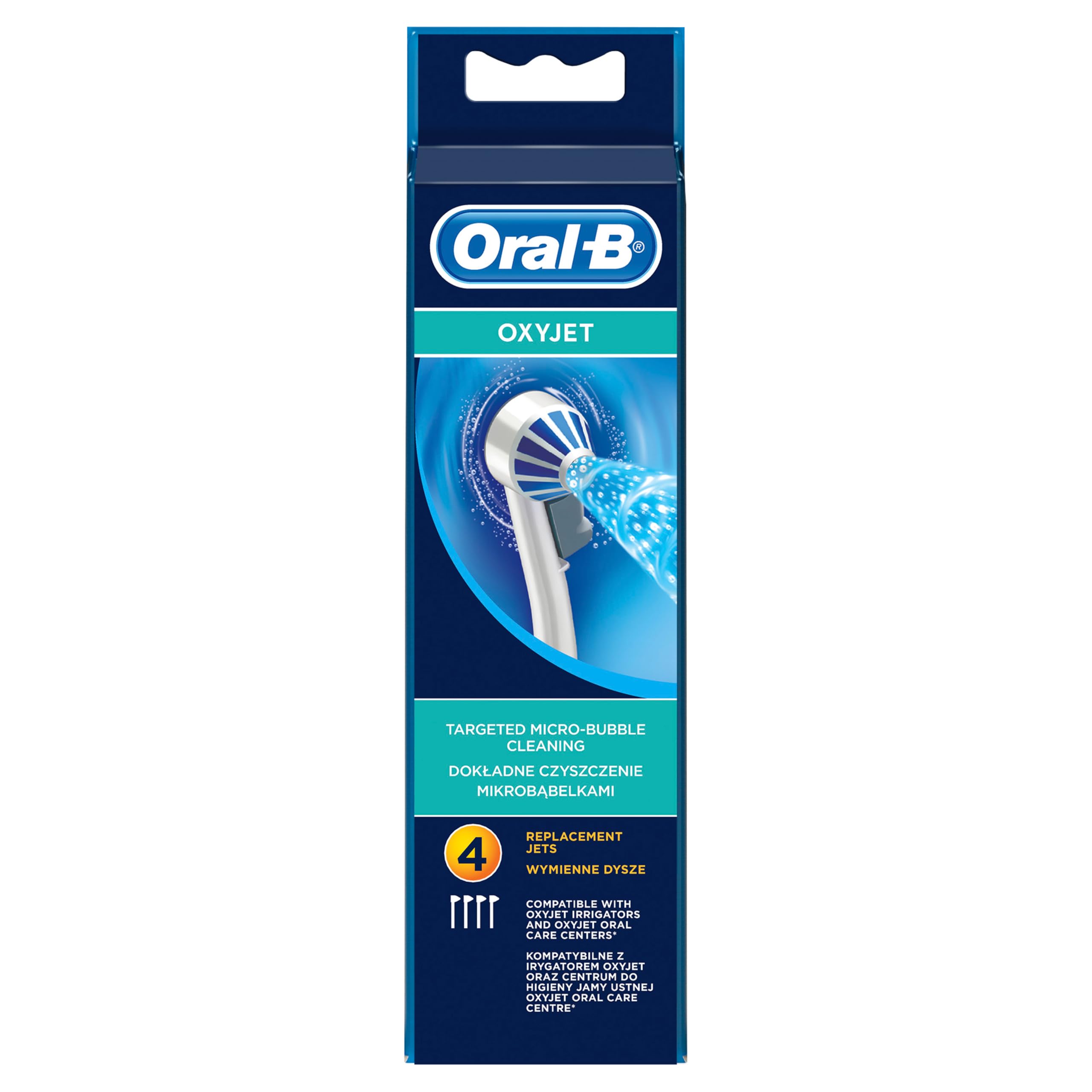 Braun Oral-B oxyjet ED17, 4 nozzles.