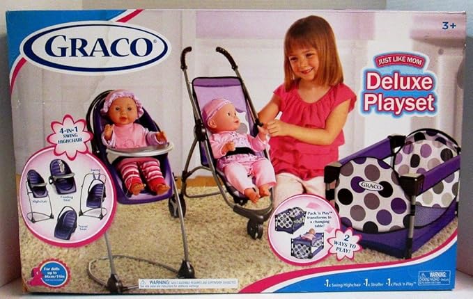 graco baby doll playset walmart