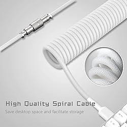 Womier Coiled Keyboard Cable - Detachable Aviator