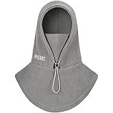 Hpadmc Winter Balaclava Ski Mask for Women Men, Polar Fleece Convertible Balaclava Hoodie Hat Scarf Black/Gray/Beige/Green