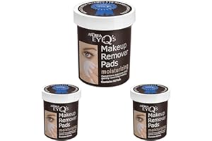 Andrea Eye Q's Moisturizing Eye Makeup Remover Pads, 65-Count (Pack of 3)