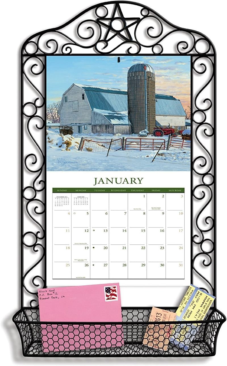 Best At A Glance Calendar Holder Refrigerator Magnet Home One Life