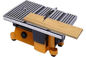 BIXIBIN Mini 4" Electric Table Saw, Bench Saw, Small Portable Sawing Machine,Multi-functional Working Cutting Tool, DIY Wood Stone Metal, for Ceramic Tile Glass Working Cutting Tool 4500 RPM