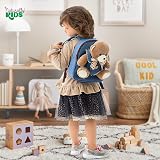 Naturally KIDS Teddy Bear Stuffed Animal Backpack for Kids Girls Boys view 4