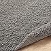 Sweet Home Stores Cozy Shag Collection Grey Solid Shag Rug (5'0