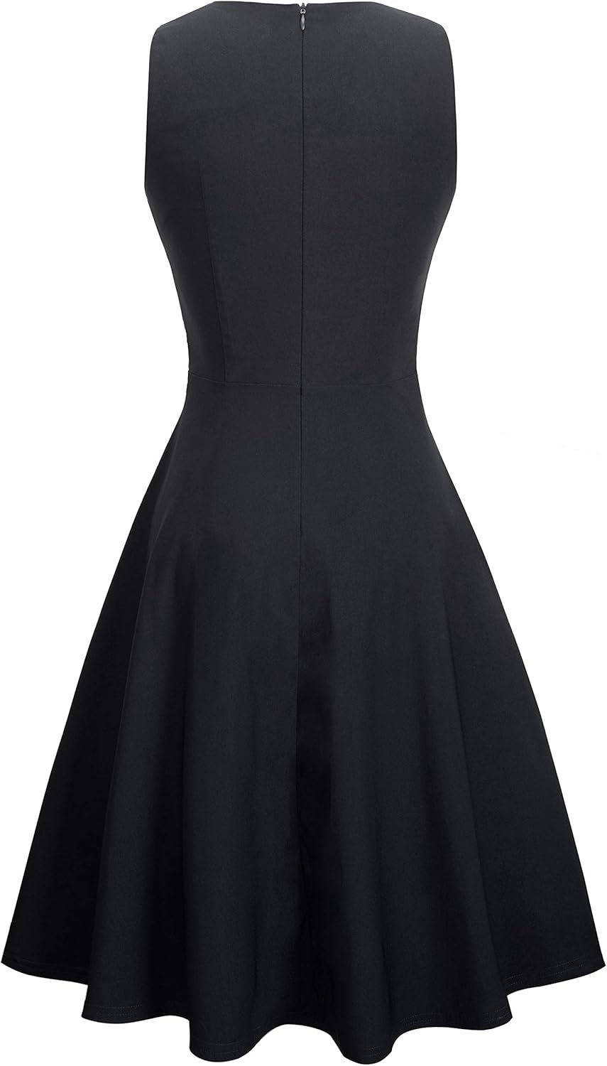 HOMEYEE Women's Sleeveless Cocktail A-Line Embroidery Party Summer Wedding Guest Dress A079: Clothing