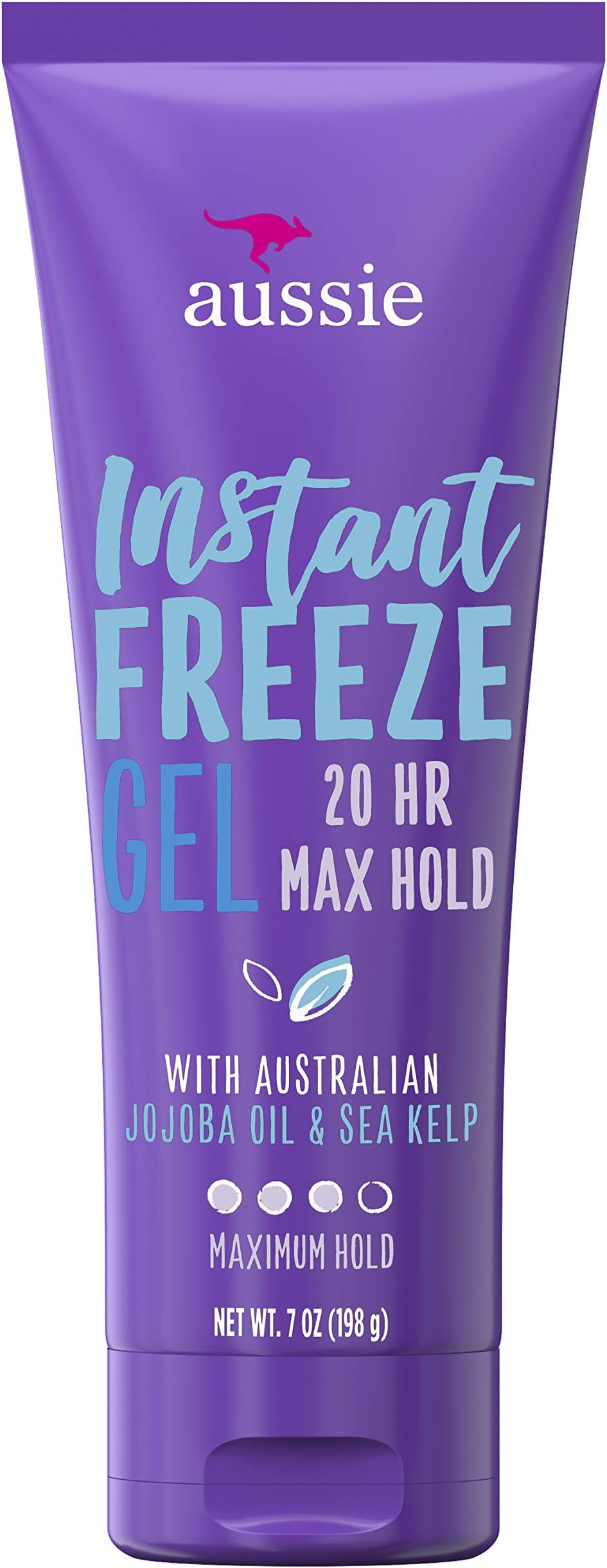 Aussie Instant Freeze Gel Maximum Hold 7 oz ( Pack of 2)