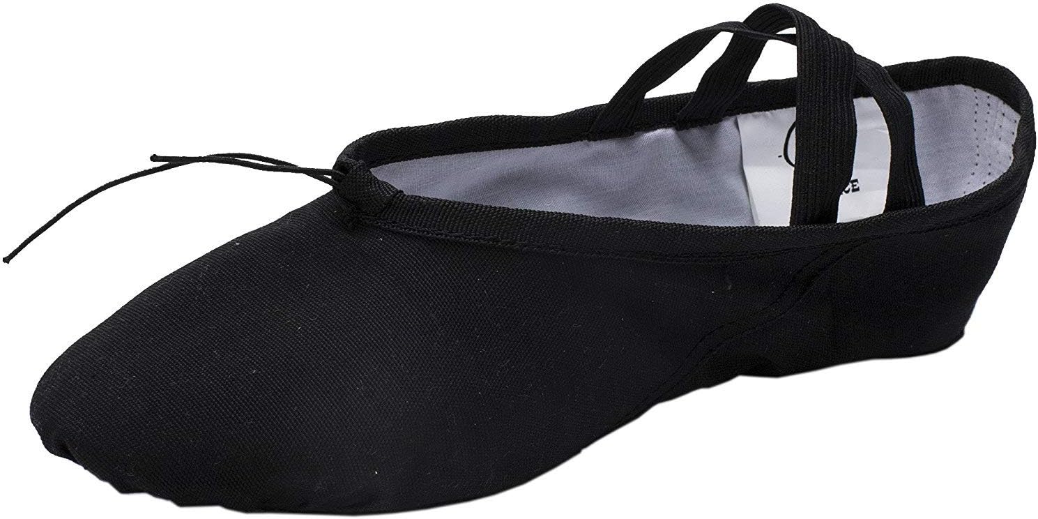 Cpdance(TM Canvas Split Sole Practice Ballet Dancing Shoes Slipper Yoga Shoes for Children and Adults