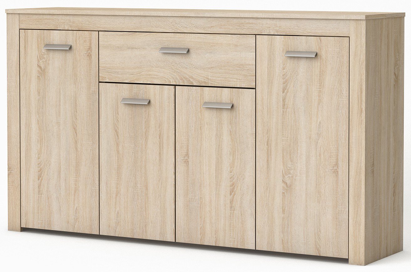 Kommode Sonoma Eiche Beige Anrichte Schrank Sideboard Schubladenkommode Aufbewahrung Kinderzimmer Jugendzimmer Kinderzimmerkommode