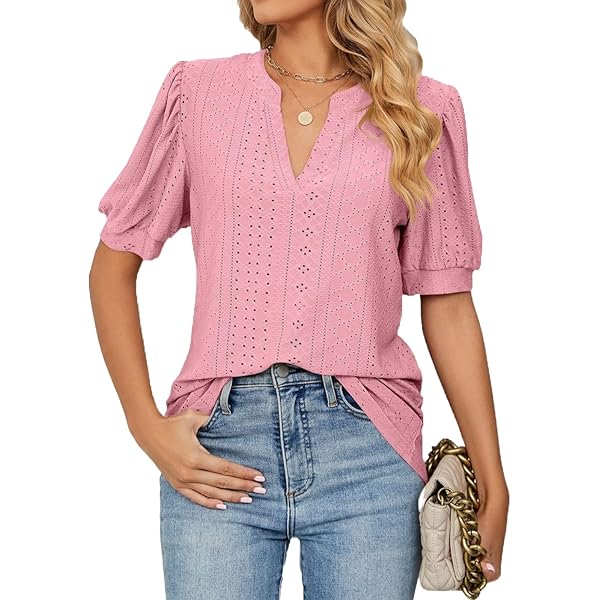 CeCe Women's Tie Front Printed Blouse, Tigerlily at Amazon Women's