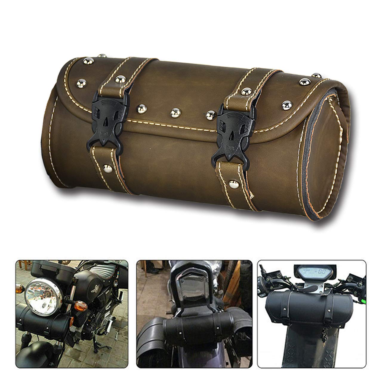 motorcycle handlebar roll bag