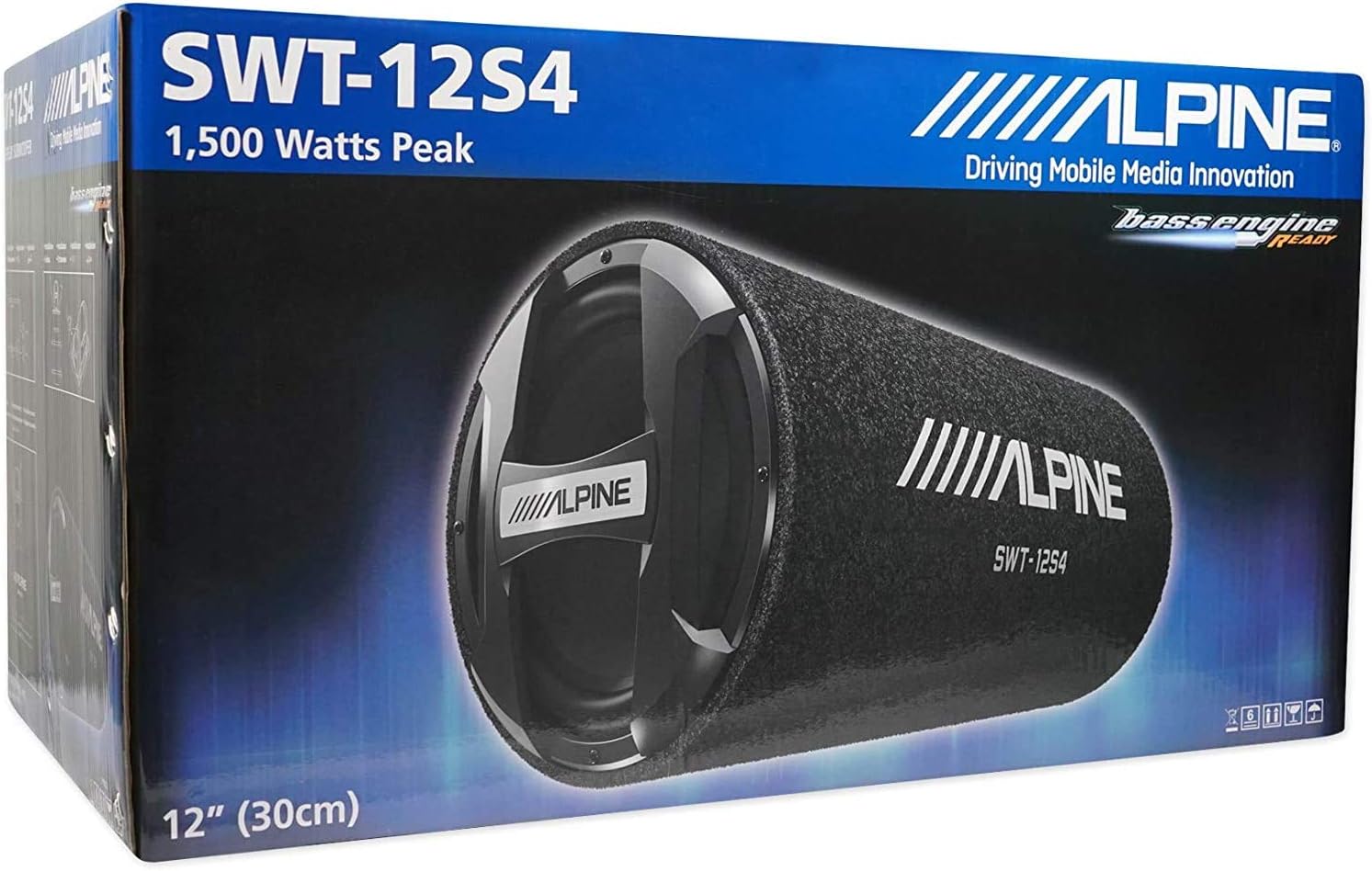 Alpine SWT-12S4 Car Speakers, Black - Image 3