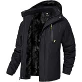 QPNGRP Mens Waterproof Ski Snowboard Jacket Winter Windproof Snow Coat