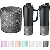 BKBY Silicone Higher Boot Compatible with Owala 30oz & 40oz FreeSip Sway Bottles & Tumblers, Large Protection Anti-Slip Bottom Cover Sleeve for Freesip Sway Tumbler and Bottle