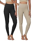 ODODOS 2-Pack Buttery Soft Lounge Yoga Leggings for