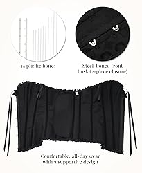 SZIVYSHI Corset Tops for Women, Bustier Shapewear
