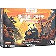 Pure Shilajit Coffee with Mushroom, Instant Coffee Alternative Mix - Chaga and Reishi Mushroom, Ginseng, Cordyceps and Ashwagandha - Superfood for Focus, Memory & Sustained Energy 15Ct