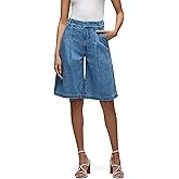 HUDSON Womens Clean Front Pleated Bermuda Short