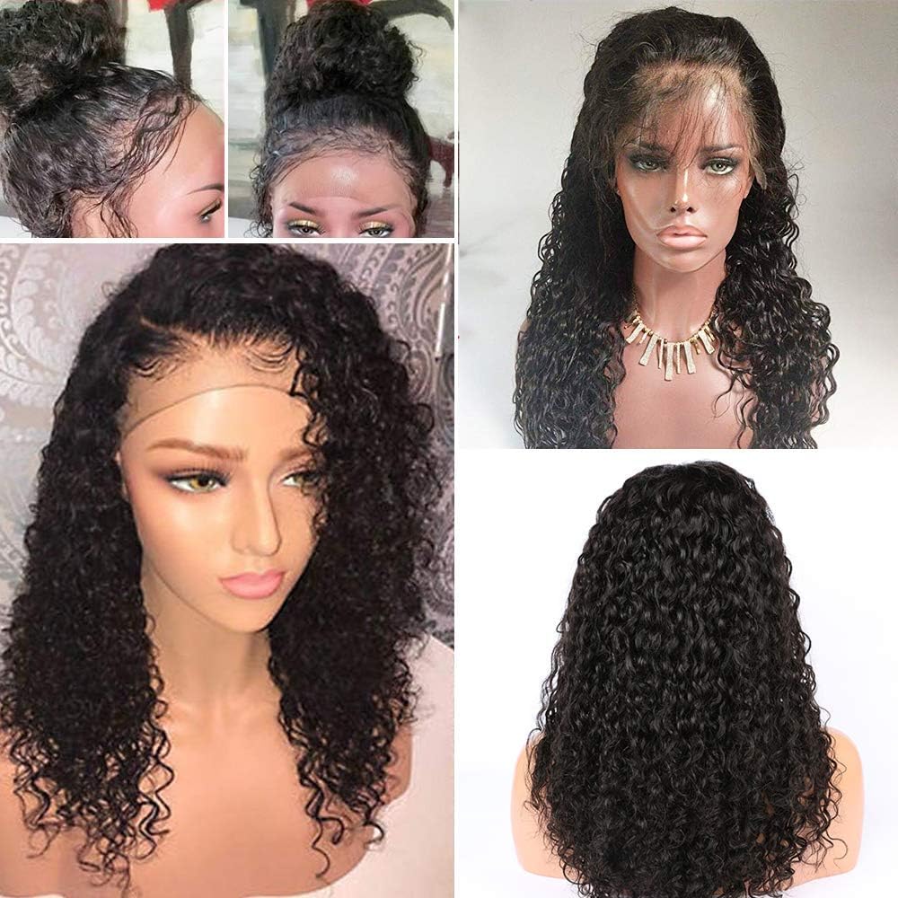 Lace Front Wigs Human Hair with Baby Hair (10 Inch Free Part)
