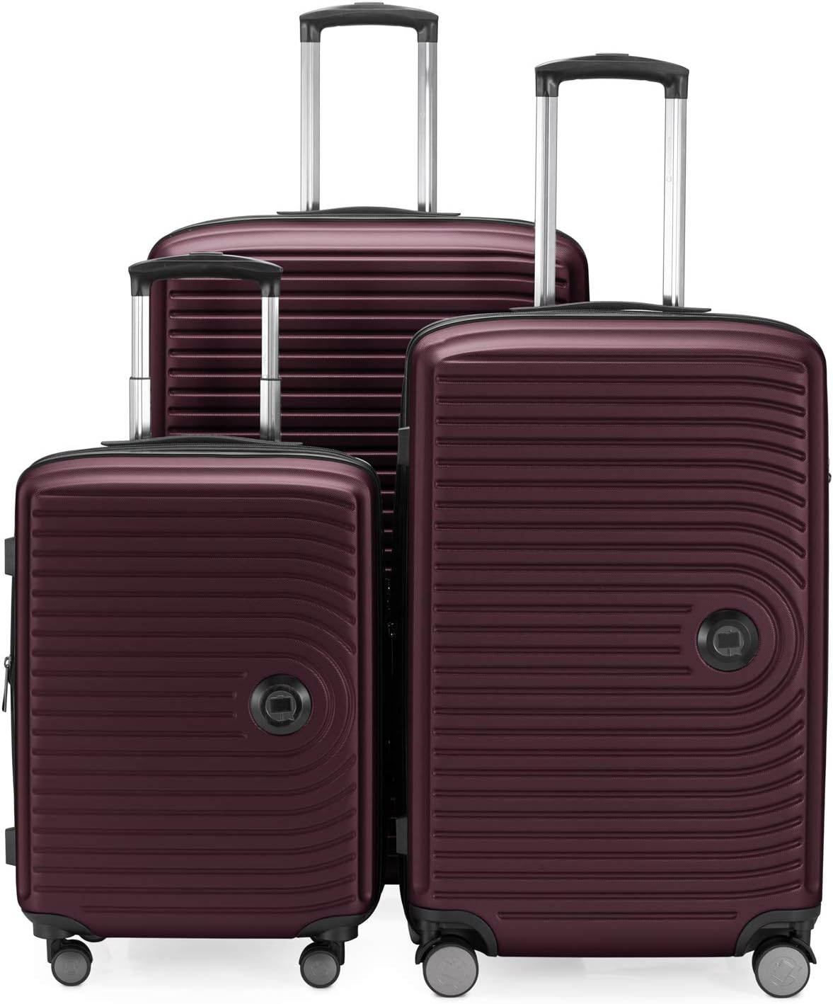 Hauptstadtkoffer MITTE, Expandable Luggage Set, Carry On Trolley 55cm + Medium Sized Suitcase 69cm + LargeTrolley 76cm, ABS