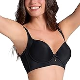 Leonisa High Profile – Back Smoothing Bras for Women, Full Coverage Underwire Bra, Adjustable Hook & Eye Closure