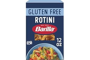 BARILLA Gluten Free Rotini, 12 Ounce - Non-GMO Gluten Free Pasta Made with Blend of Corn & Rice - Vegan Pasta