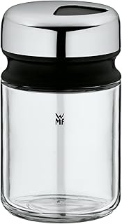 WMF Depot Universalstreuer 100ml, mit Aromadeckel, Gewürzglas grobes Streubild, Glas, Cromargan Edelstahl, spülmaschinengeeignet
