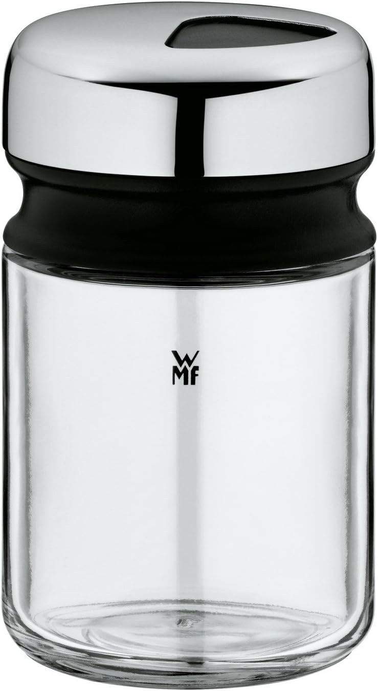 WMF Depot Universalstreuer 100ml, mit Aromadeckel, Gewürzglas grobes Streubild, Glas, Cromargan Edelstahl, spülmaschinengeeignet