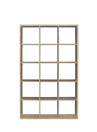 Mobel Wohnen Regale Aufbewahrungen Regal Mauro Raumteiler Weiss Sonoma Eiche Sandeiche Beton 3x3 Oder 3x5 Facher
