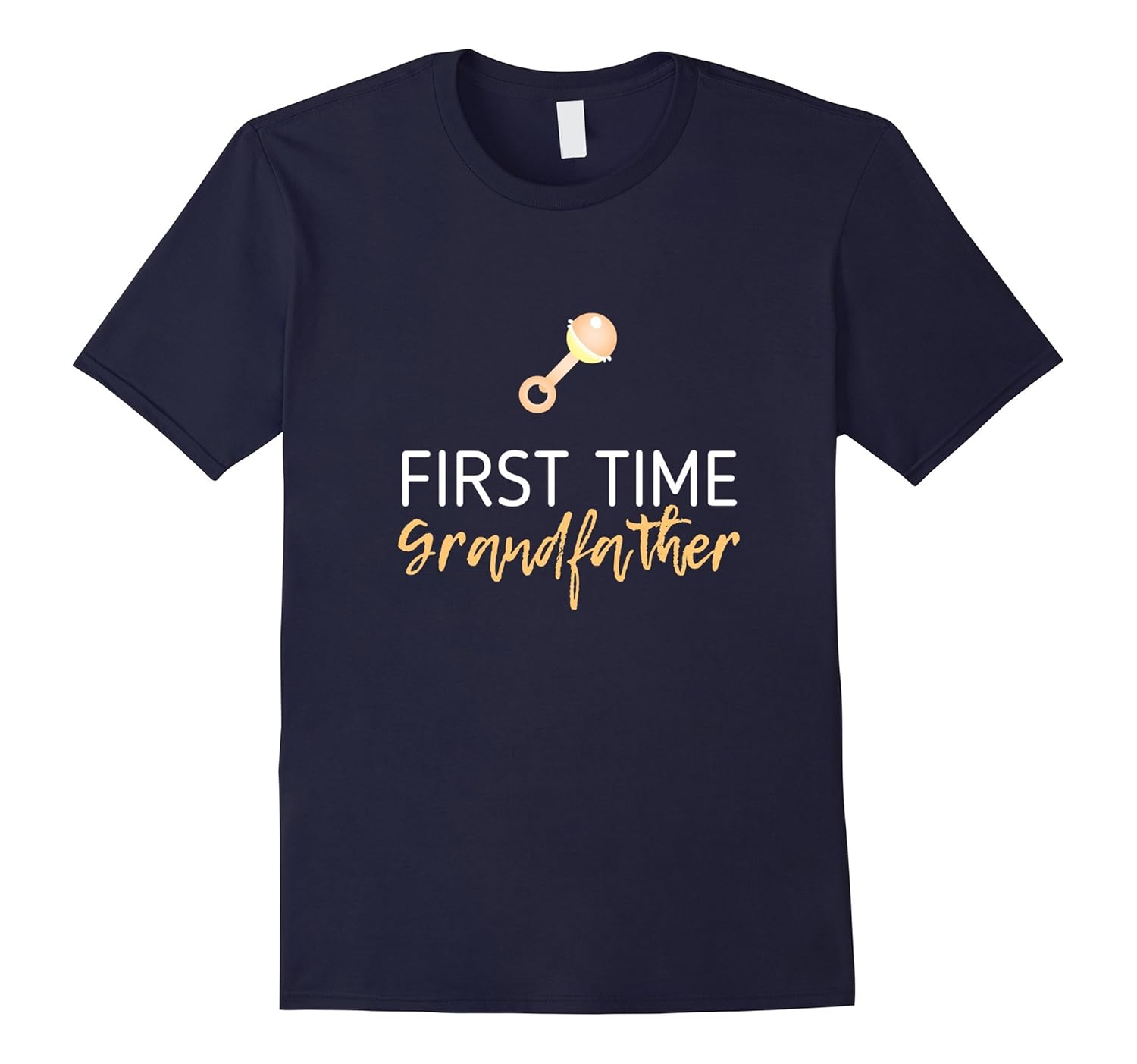 First Time Grandfather - Unisex New Baby Grandpa T-shirt-Rose