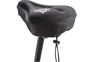 KTS KT-SPORTS KT-Sports Exercise Bike Seat Cushion Comfort Gel Bicycle Seat Cover Padded Seat Covers for Bikes with Anti-Slip Design and Drawstring, Comfy Soft Mountain Road Bike Accessories for Men and Women