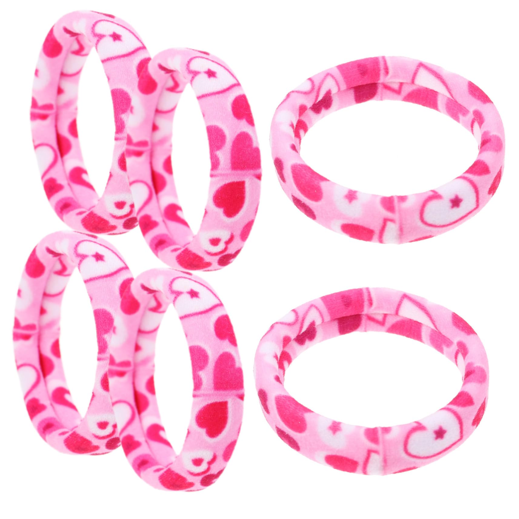 6 pcs Elastic Hair Ties Girl Hair Rope Cute Elastic Ponytail Holder Hair Bands Women Girls Hair Accessories