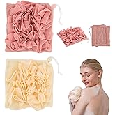 2 in 1 Loofah Cloth 2PCS Soap Bar Loofah, Remove The Cuticle, Clean and Smooth Skin, Suitable for Bath Shower