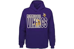 Outerstuff NFL Kids Youth 8-20 Official Team Color Game Day Touchdown Performance Primary Logo Long Sleeve Pullover Hoodie