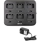 Retevis H-777 Six-Way Charger Multi Unit Walkie Talkie Charger for H-777 Baofeng BF-888S Arcshell AR-5 (Not for H-777S) Two W