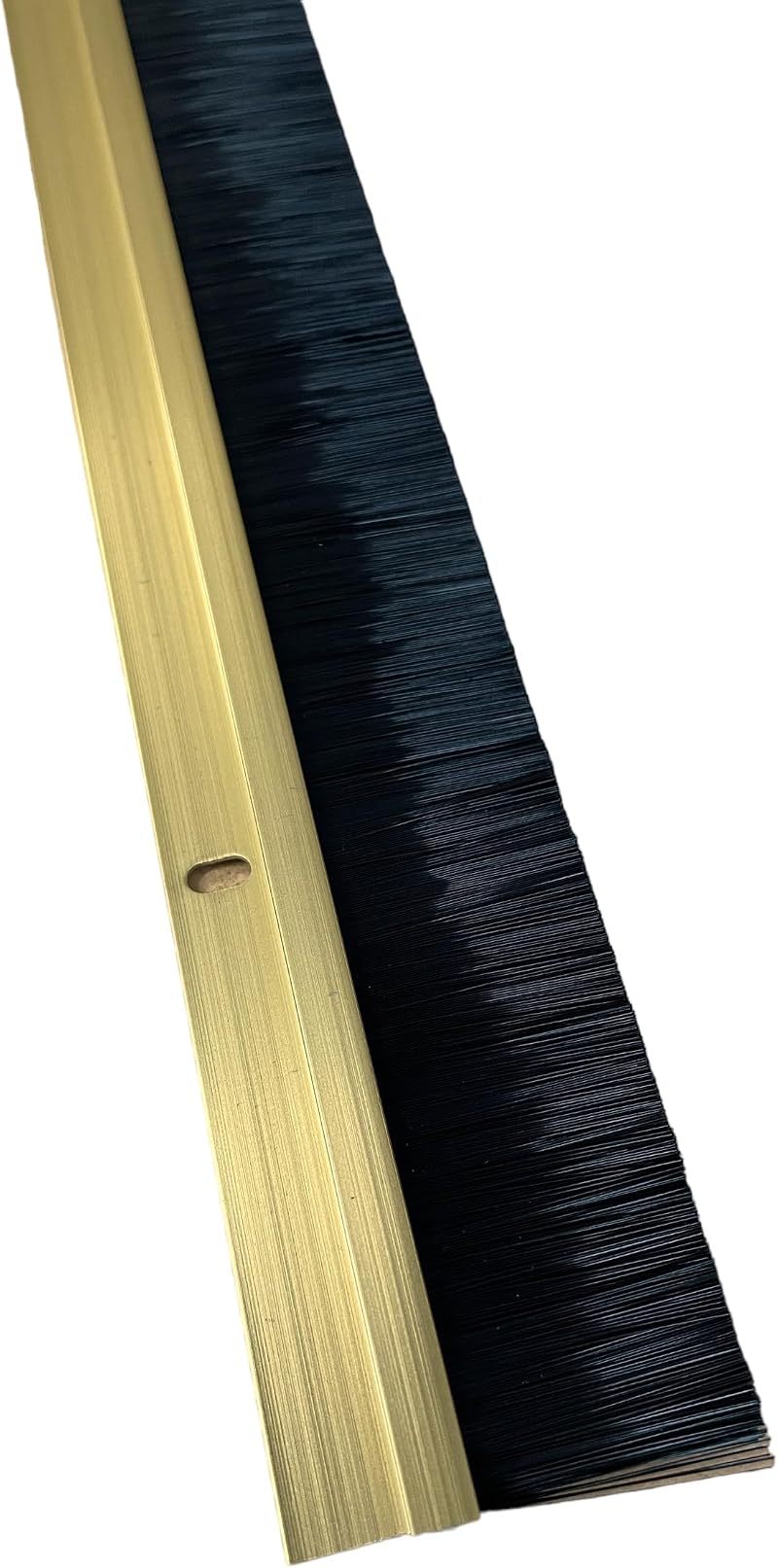 JAM2DAY Door Brush Draught Excluder Seal Aluminium 914mm Screw Fix 25mm Gap