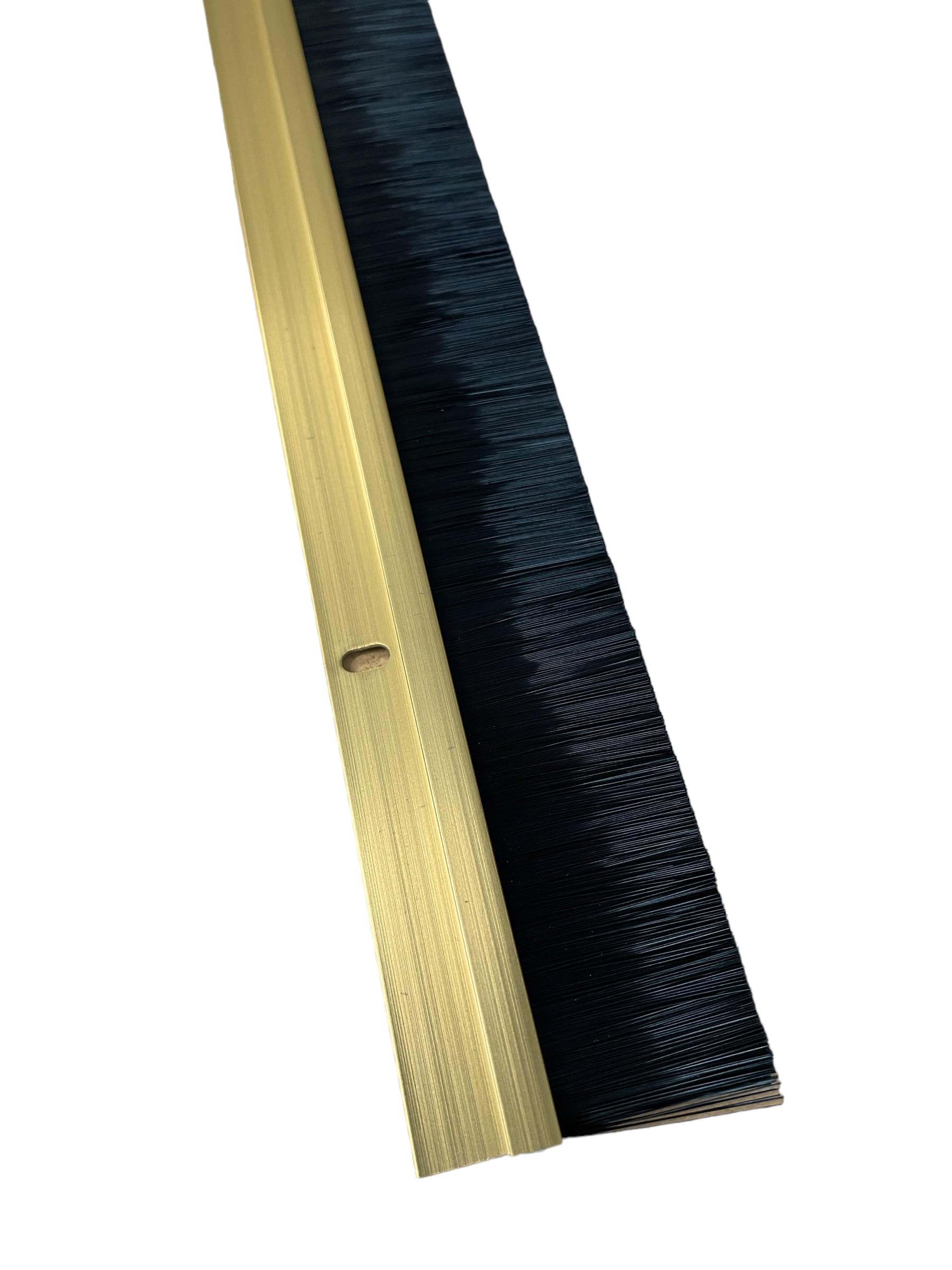 Bottom of Door Brush Seal Draught Excluder, Aluminium, Screw Fixing, 914mm…