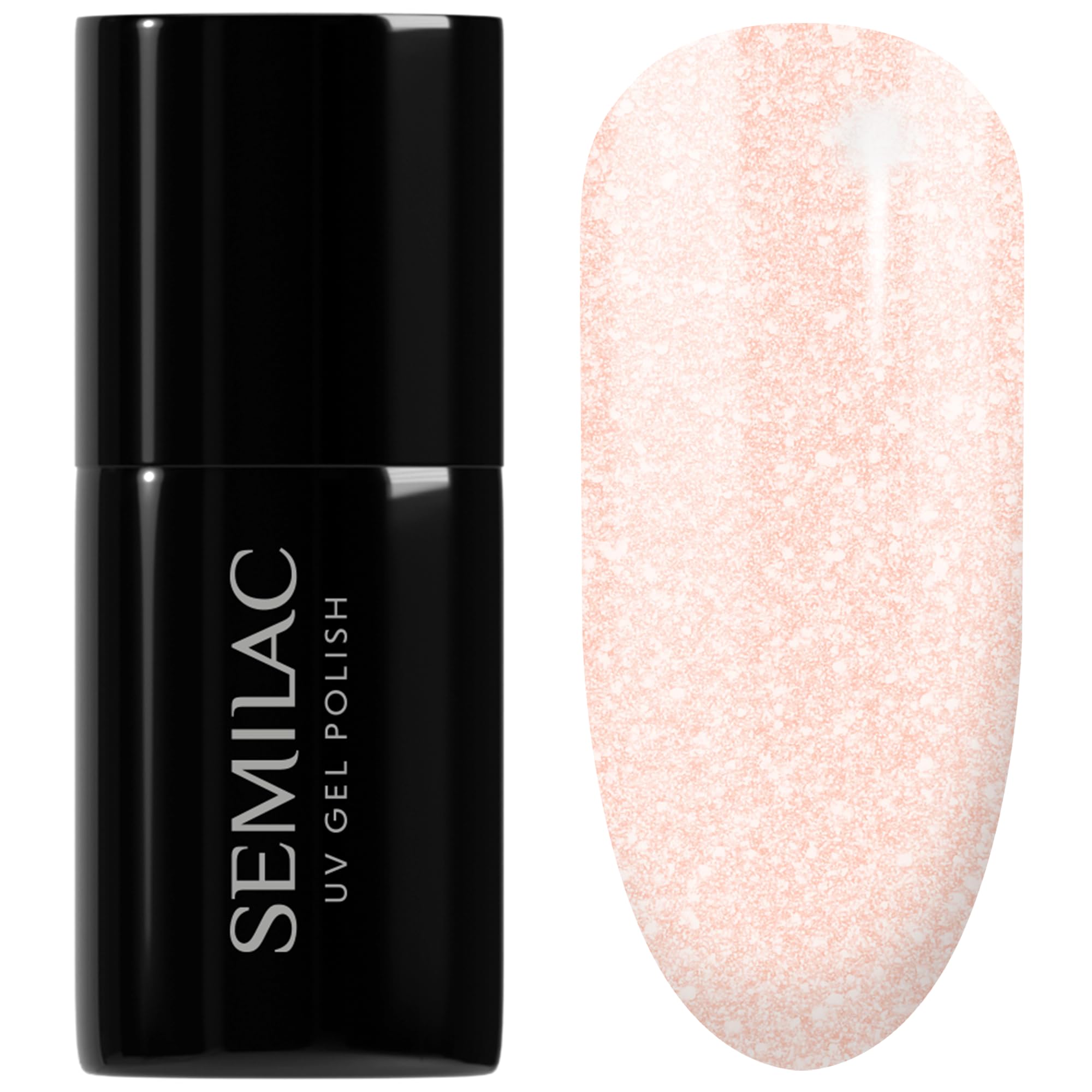 SEMILAC Gel Nail Polish 579 Celebrate Together - Full Coverage Gel Polish - Soak Off Easy To Use LED/UV Nail Lamp - Long Lasting Manicure and Pedicure up to 3 weeks