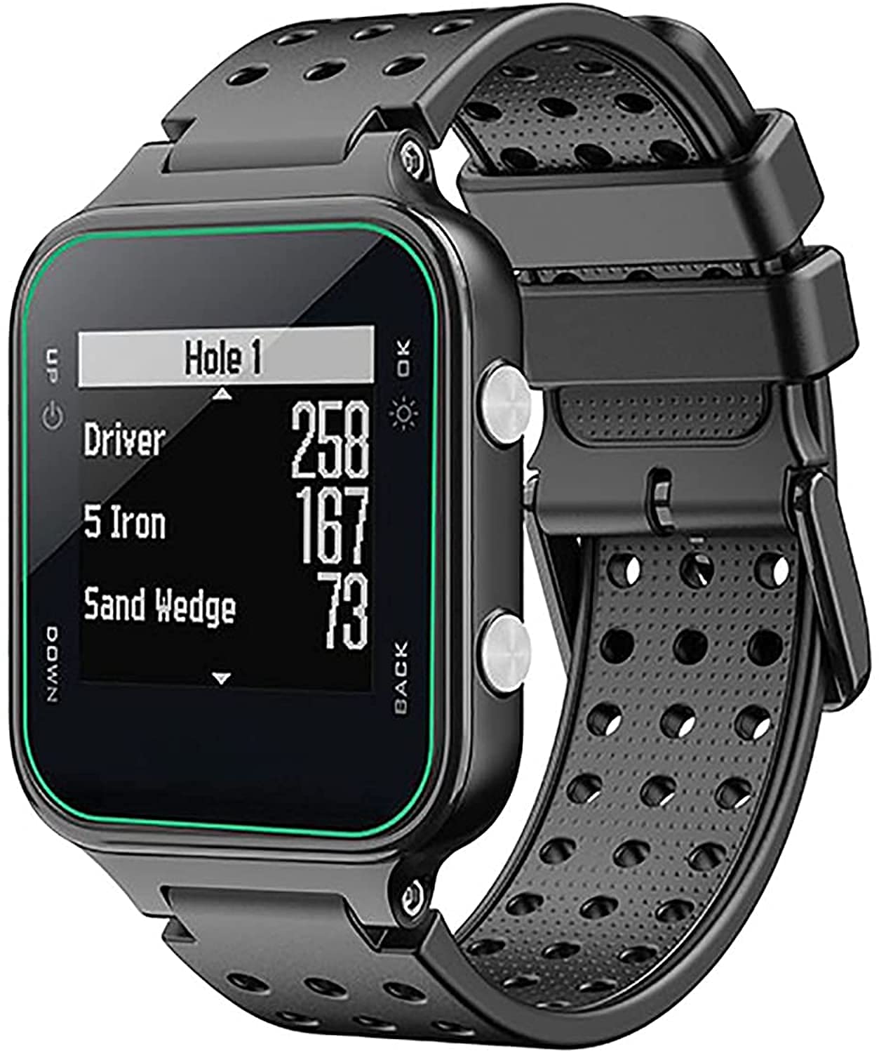 Shieranlee Watch Band Compatible with Garmin Approach S20 Strap/Approach S5 /Approach S6 /Forerunner 220 230 235 630 620 735 Silicone Watchbands