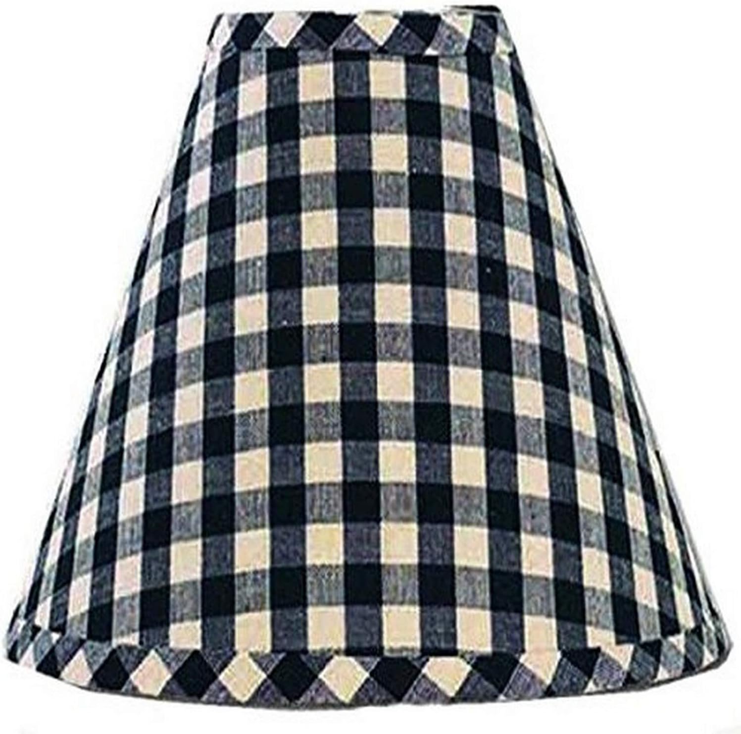 black and white checkered lamp shade