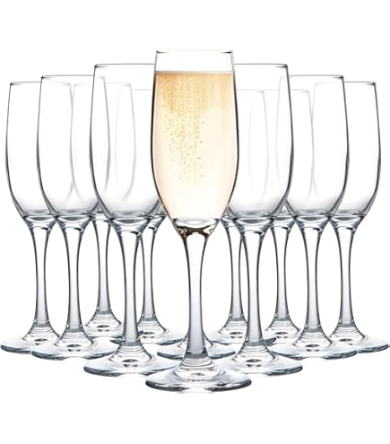 Amazon.com | Dom Pérignon Party Day Acrylic Champagne Glasses Box