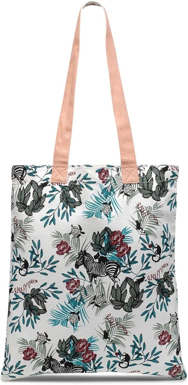 Radley canvas shopper/tote bag 'Longleat' Design in Natural Amazon