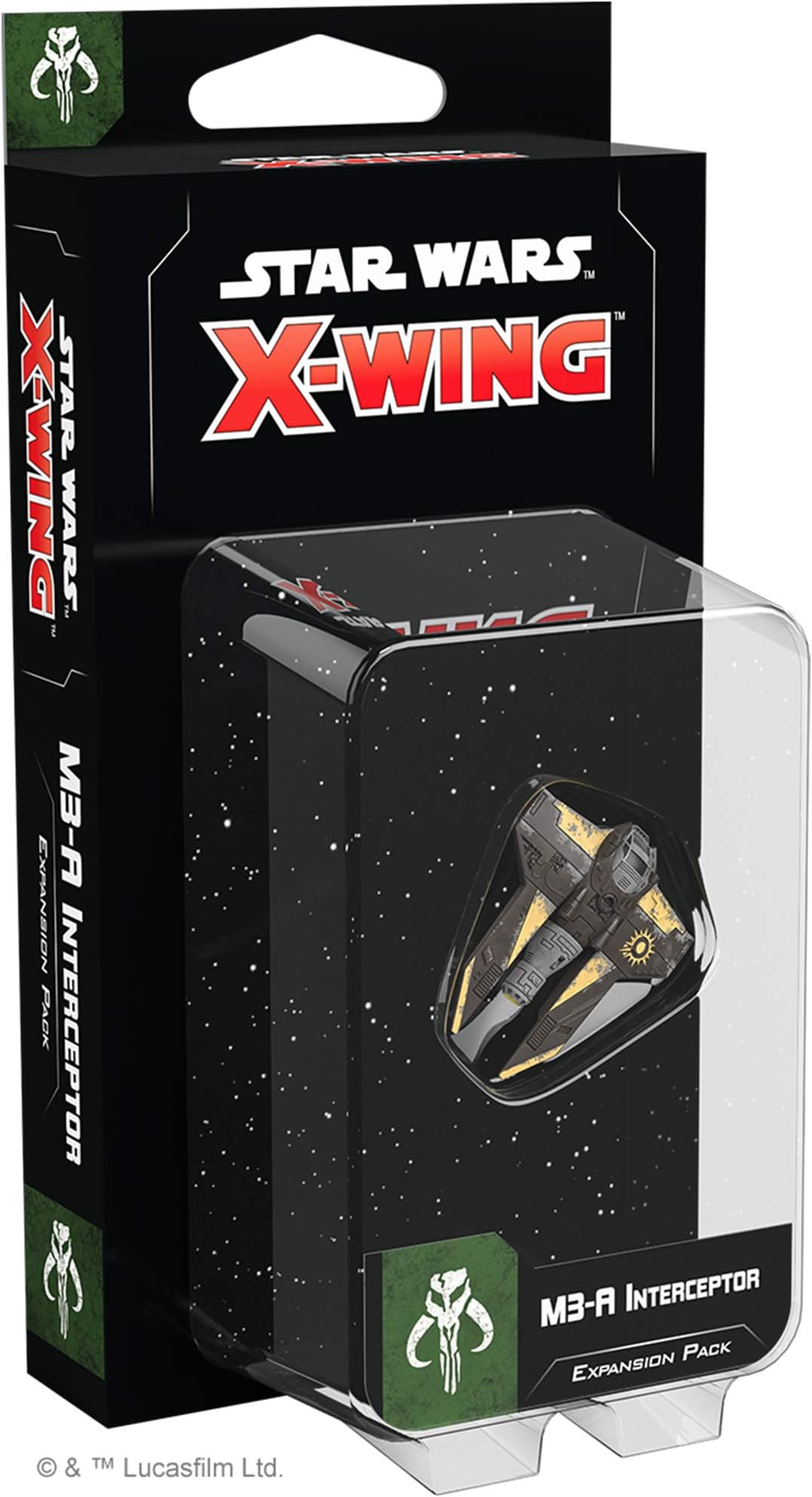 Star Wars X-Wing 2nd Edition Miniatures Game M3-A Interceptor EXPANSION PACK - Strategy Game for Kids & Adults, Ages 14+, 2 Players, 30-45 Minute Playtime, Made by Atomic Mass Games