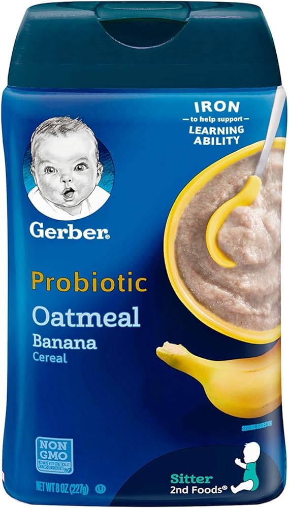 gerber probiotic oatmeal banana