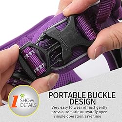 JUXZH Soft Front Dog Harness .Best Reflective No